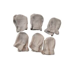 Simple Joys by Carter's Unisex Babies' Baby Mittens, Pack of 6 Size 0-3 Months